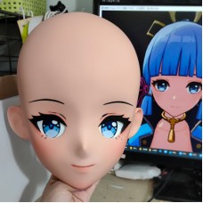 (GLA069)Customize Character'! Female/Girl Resin Full/Half Head With Lock Anime Cosplay Japanese Animego Kigurumi Mask